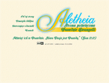 Tablet Screenshot of aletheia.badacz.org